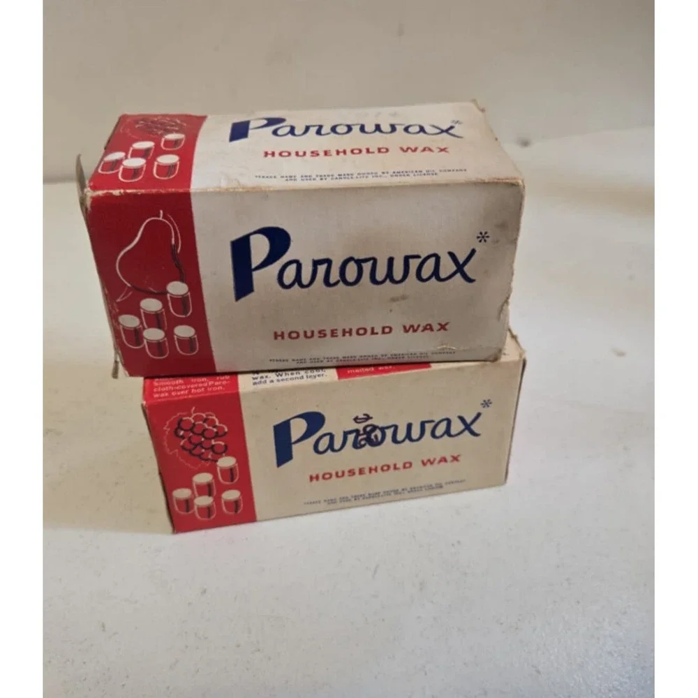 Vintage Parowax Household‎ Wax 2 Boxes 8 Cakes